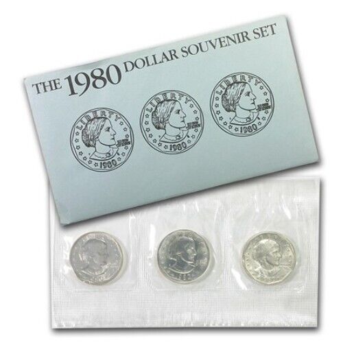 Bluesky.Mint様　3点おまとめ Susan B Anthony Dollar Collection (1979-1981) - San Francisco Mint